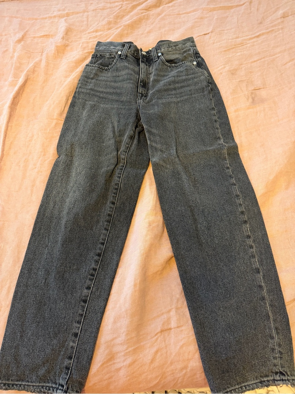 Madewell Washed Black High-Rise Jeans